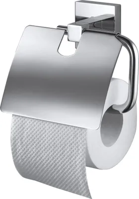 Produktbild von Haceka Mezzo toiletrolhouder met klep 16,3x7,5x5,4cm chroom