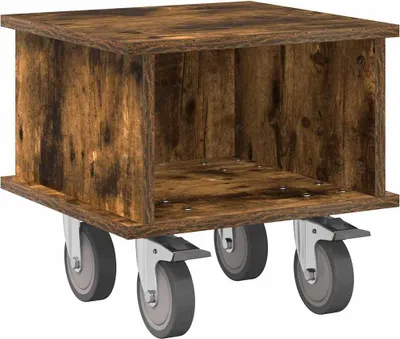 Image de Meuble TV Chêne fumé 37 x 35 x 35 cm Bois d'ingénierie