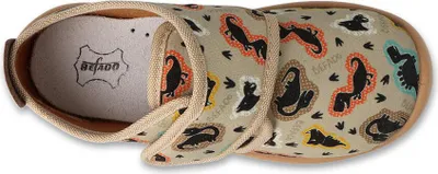 Produktbild von Hausschuhe Befado SOFTER 902X056 902Y056 DINO Barfuß beige Flexi Klettverschluss