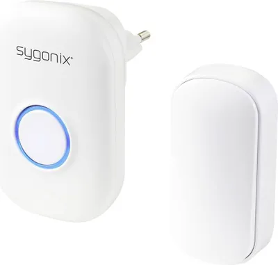 Produktbild von Sygonix SY-5225388 Funkklingel Komplett-Set batterielos, mit Blitzlicht