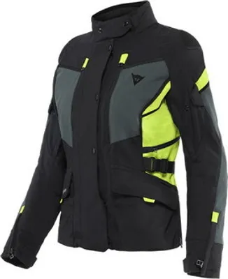 Produktbild von Dainese Carve Master 3 Gore-Tex Damen Motorrad Textiljacke Farbe: Schwarz/Grau/Gelb, Grösse: 48