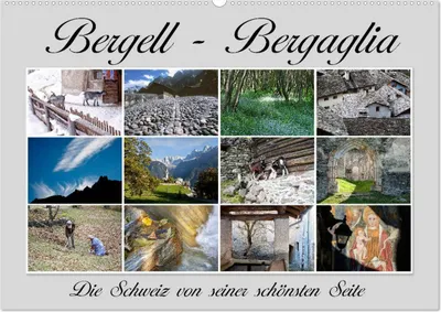 Produktbild von Bergell - Bergaglia (Wandkalender 2025 DIN A2 quer), CALVENDO Monatskalender