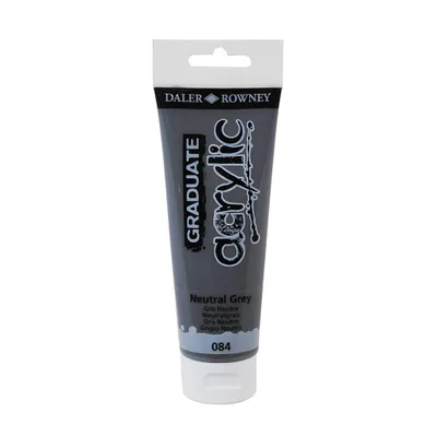 Zdjęcie produktu dla Daler-Rowney Graduate, 120 ml, Szary, Tubka, Wodoodporny