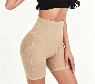 Produktbild von Shapewear Damen Bauchweg, Hohe Taille Bauch Weg Hose, Unterwäsche Hose unter Kleid Kurze Shorts XL