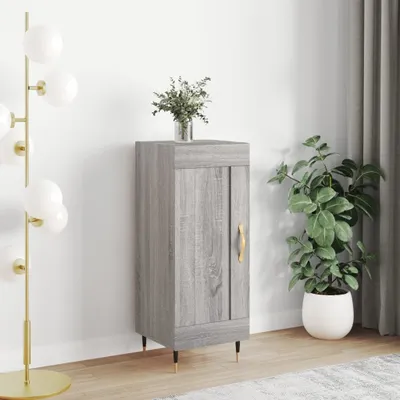 Produktbild von vidaXL Sideboard Grau Sonoma 34,5x34x90 cm Holzwerkstoff