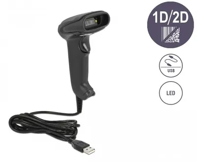 Produktbild von Delock Barcode-Scanner - Handgerät - 30 Scans/Sek.