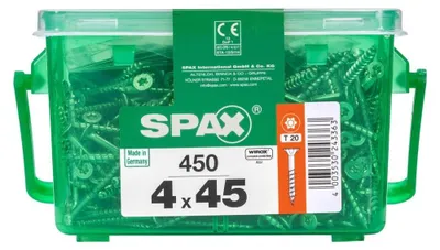 Produktbild von Spax Universalschrauben 4.0 x 45 mm TX 20 - 450 Stk.