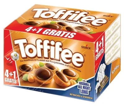 Produktbild von Toffifee 4x15er + 1 gratis