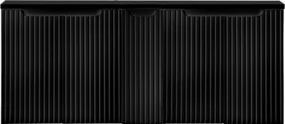 Produktbild von Doppelwaschtisch-Unterschrank 140cm, in schwarz, NEWPORT-56-BLACK