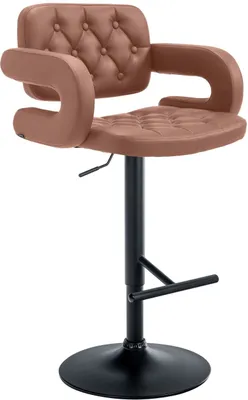 Produktbild von Barhocker Dublin schwarz cognac