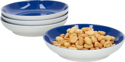 Obrázek produktu pro sada 4 misek Doppio ploché Ø 13 cm Indigově modrá miska na svačinu Miska Ritzenhoff