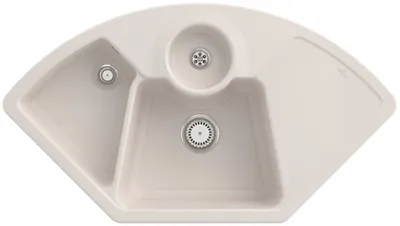 Produktbild von Villeroy & Boch Keramikspüle 670801KR, Solo Eck Eckspüle - inkl.