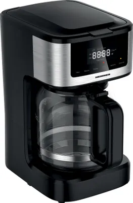 Immagine prodotto di Heinner HCM-DD900BKSS, Caffettiera a goccia, 1,8 l, caffè macinato, 900 W, nero, acciaio inox