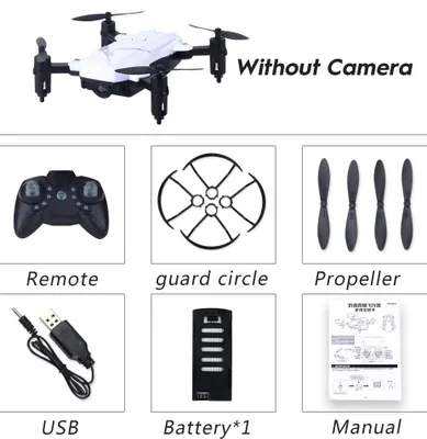 Produktbild von LF602 Wifi FPV RC Drone Quadcopter Profesional HD Faltbare Kamera Drohnen Höhenhalte Standard 1 Batterie weiß