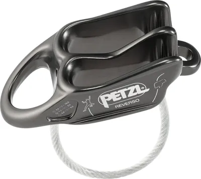 Produktbild von Petzl REVERSO, Rohrsicherungsgerät, Bremsunterstützung, Aluminium, 57 g