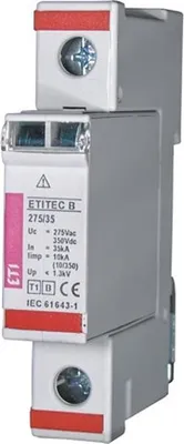 Obrázok produktu pre ETI zvodič prepätia ETITEC B 440/25 2441422