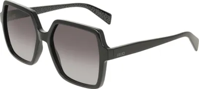 Produktbild von Liu Jo LJ824S BLACK/GREY SHADED 55/17/140 Damenbrillen Sonnenbrillen