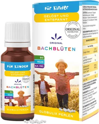Produktbild von Bachblten Kinder Globuli gelst und entspannt 20 g