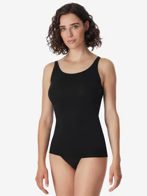 Produktbild von Schiesser Damen Tanktop 2-Pack 95/5 - schwarz - Größe 42