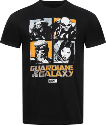 Image de S|Marvel Guardians of the Galaxy Herren T-Shirt MAMTS104BLK