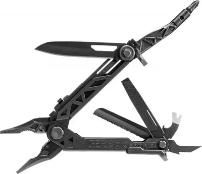Obrázok produktu pre Gerber 30-001425 Center-Drive Black multifunkčný nástroj - kliešte, čierna, oceľ, 14 funkcií, puzdro