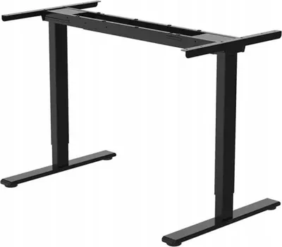Produktbild von Höhenverstellbarer Tisch E1B-PRO-EUV3, 70 - 119 CM, ohne Platte, schwarz