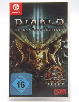 A video game case for Diablo 3 - Eternal Collection on Nintendo Switch.
