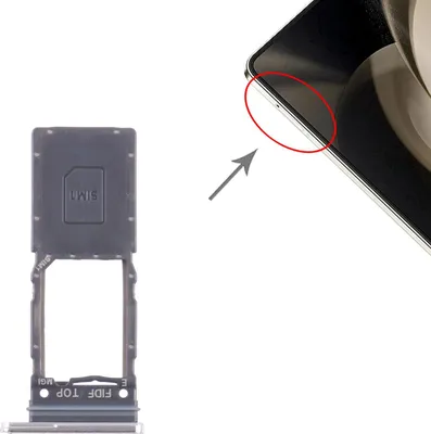 Produktbild von Für Samsung Galaxy Z Fold5 SM-F946 SIM Kartenhalter Silber Ersatzteil Reparatur