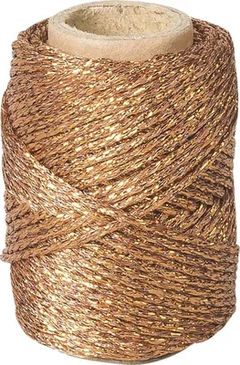 Produktbild von Dekoschnur Metallic 1,5mmx20m kupfer Packung mit 4 Stück