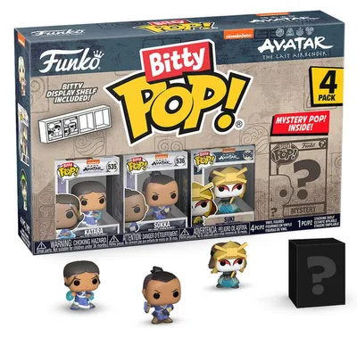 Image de FUNKO Bitty POP - Avatar Seigneur des éléments Katara #4er Pack