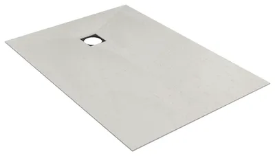 Image de Revêtement Wedi gris Fundo Top écoulement excentré 1200x900x6mm