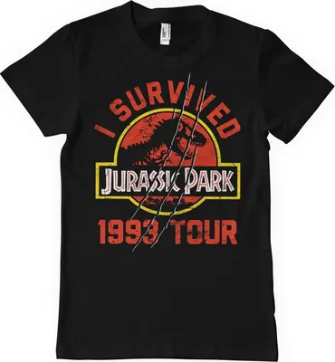 Produktbild von Jurassic Park 1993 Tour T-Shirt - X-Large - Black