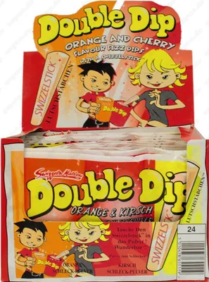 Produktbild von Dok Double Dip Schleckpulver, 24er Pack (24 x 18 g Packung)