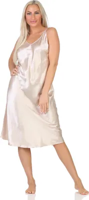 Immagine prodotto di Camicia da notte donna negligee lingerie raso; beige/M
