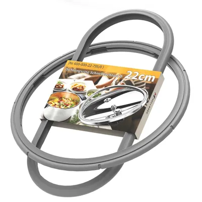 Dichtring 22 cm für Fissler Schnellkochtöpfe, 2 Stück, Silikon