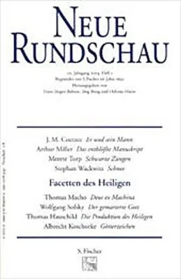 Produktbild von Neue Rundschau 2004/1