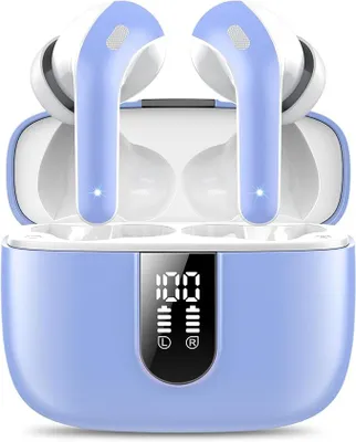 Produktbild von In Ear Kopfhörer Kabellos Bluetooth 5.3 mit 50H Tiefer Bass, Kopfhörer Noise Cancelling Earbuds mit 4 ENC Mic, IPX10 Wasserdicht Ohrhörer
