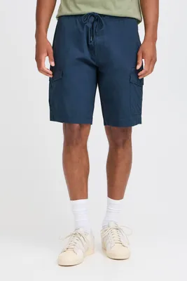 Image de Blend BHTinal : short cargo pour hommes, modèle bermuda, coupe regular, en mélange de coton