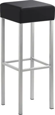 Produktbild von Barstuhl Mayer Sitzmöbel 1136 34 x 34 x 92 cm Stahl perlsilber/anthrazit