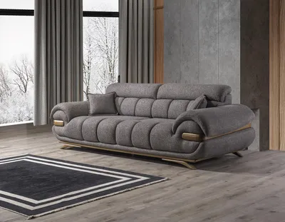 Immagine prodotto di Comodo divano a 3 posti Divani imbottiti di design Divano da salotto