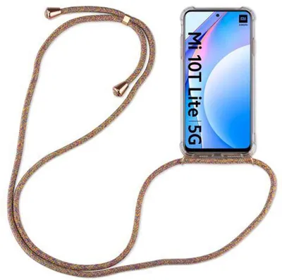 Produktbild von Handykette Xiaomi Mi 10T Lite Handyhülle mit Band Hülle Kordel Handy Tasche TPU