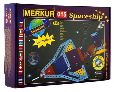 Produktbild von Merkur 015 Shuttle, 195 Teile, 10 Modelle