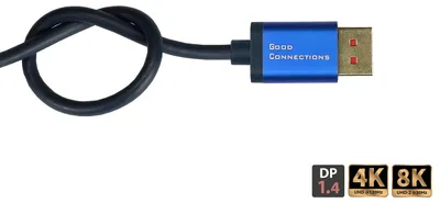 Obrázok produktu pre Alcasa 4814-SF030B, 3 m, DisplayPort, DisplayPort, Samec, Samec, 7680 x 4320 px