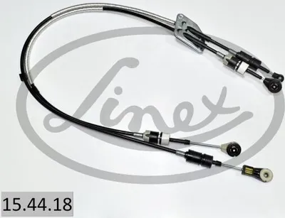 Produktbild von LINEX 15.44.18 Seilzug Schaltgetriebe 1652/1525mm für FORD Fiesta Mk6 Schrägheck (JA8, JR8) Rechts Links