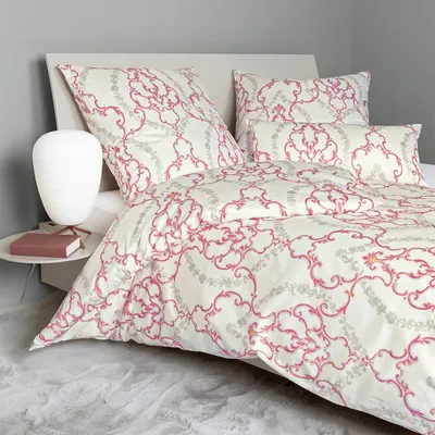 Produktbild von Janine Mako-Satin Bettwäsche Milano 45058-01 fuchsia pink 135x200 cm + 80x80 cm