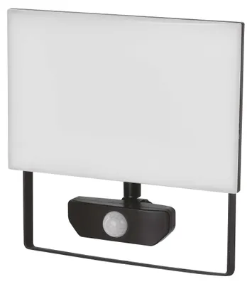 LED reflektor TAMBO se senzorem pohybu, 50 W, 5000 lm, černý