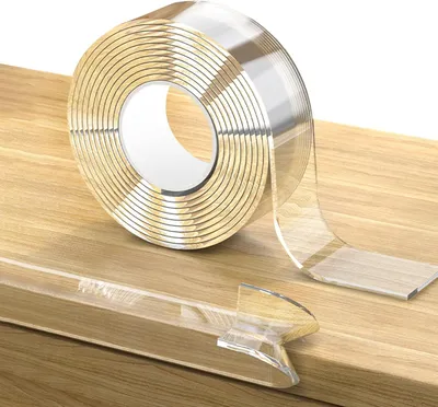 Imagen del producto de Protector de bordes para niños, 3 metros, transparente, autoadhesivo, para muebles y mesas
