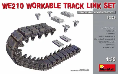 Obrázek produktu pro WE210 Workable Track Link Set - MiniArt 35323 1:35