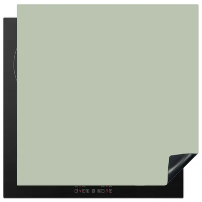 Obrázek produktu pro KitchenYeah® Kryt varné desky mátově zelený - jednobarevný, 78x78cm, dekorace do kuchyně, keramický kryt varné desky, kryt varné desky