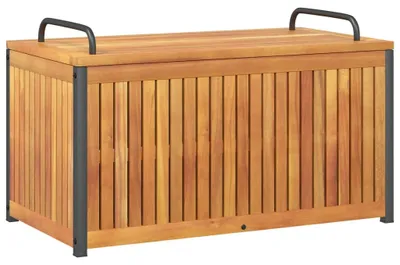 Obrázok produktu pre vidaXL Záhradný box 85x45x45/53 cm z masívneho dreva akácie a ocele